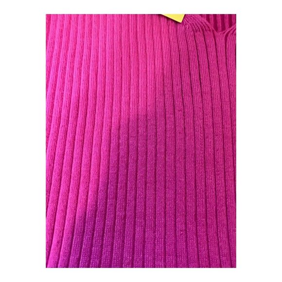 Crown And Ivy Cabana Juniors Pink Sleeveless Sweatshirt Dress Size Large - Picture 2 of 3